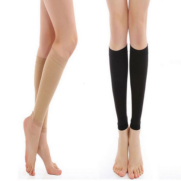

1pair women men medical support leg shin socks varicose veins calf sleeve compression brace wrap leg shaping massager for sports