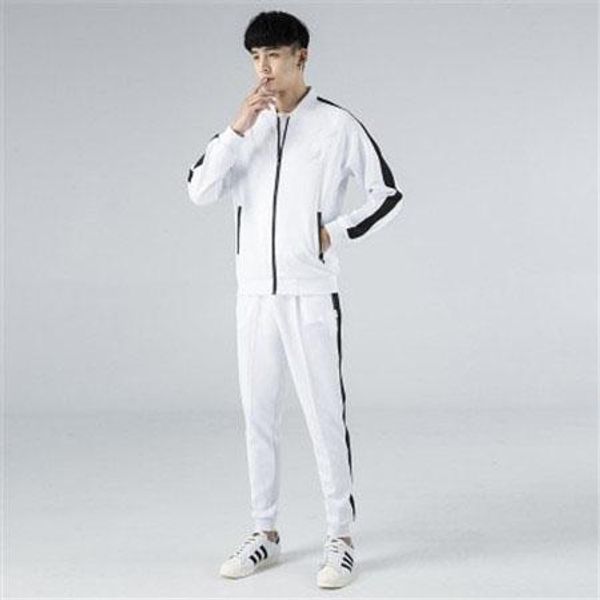 

mens designer tracksuits windbreaker+pants sports running set college high street style casual fashion suits coat pant with l-4xl qsl198224, Gray