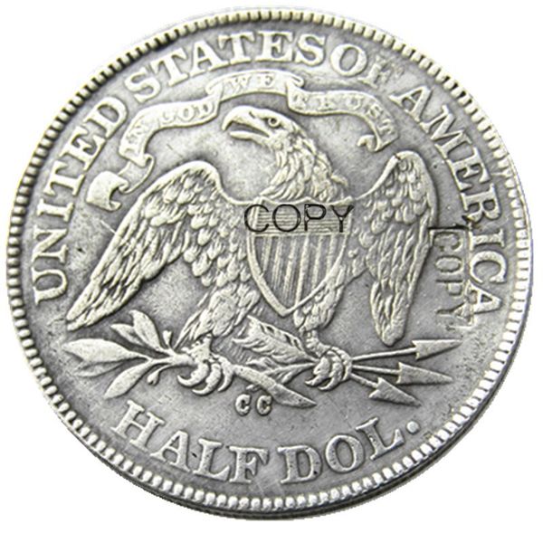 

us 1879 p/cc liberty seated half dollar silver plated copy coins