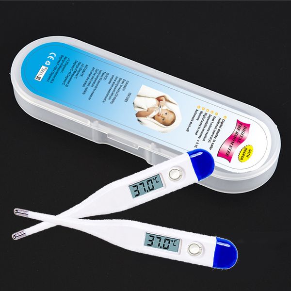 

digital lcd electronic thermometer baby body temperature checking safe oral thermometers kids health care dhl ship with retail box package