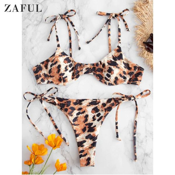 

zaful bikinis 2019 mujer biquini maillot de bain femme bathing suit women leopard print swimsuit swimwear bikini push up
