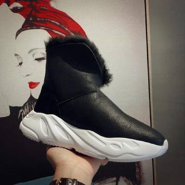 

martin booties australia women boots striped fashion genuine leather black boots designer pointed shoes good quality