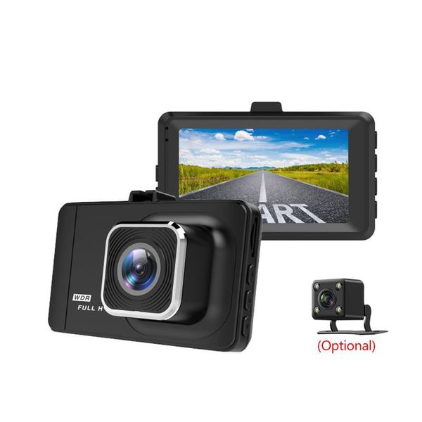 

dashcam true 1080p driving recorder 3 inch ips screen auto camera rijden recorder super night vision, wdr, motion detect, g-sens car