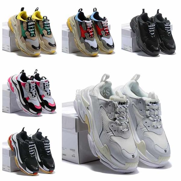 

new 2020 unveils new triple s sneakers high fashion spec trainers shoes for men running man shoe men tripe-s training sneakers shoes