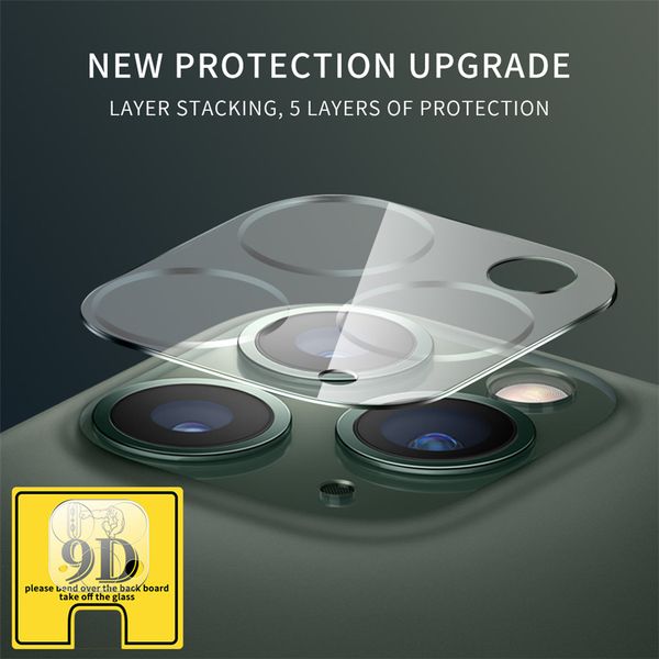 

Для iphone11 / 11 про / 11 про макс 9D Полного охват объектив для защиты камеры закаленного стекла для экрана iphone камеры