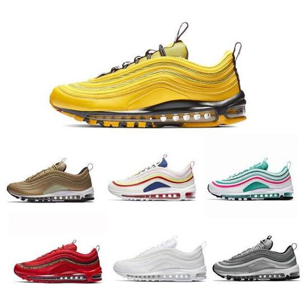 

2019 new arrival undefeated og undftd 97s mens women running shoes triple white black 97s south beach outdoor sport designer sneaker