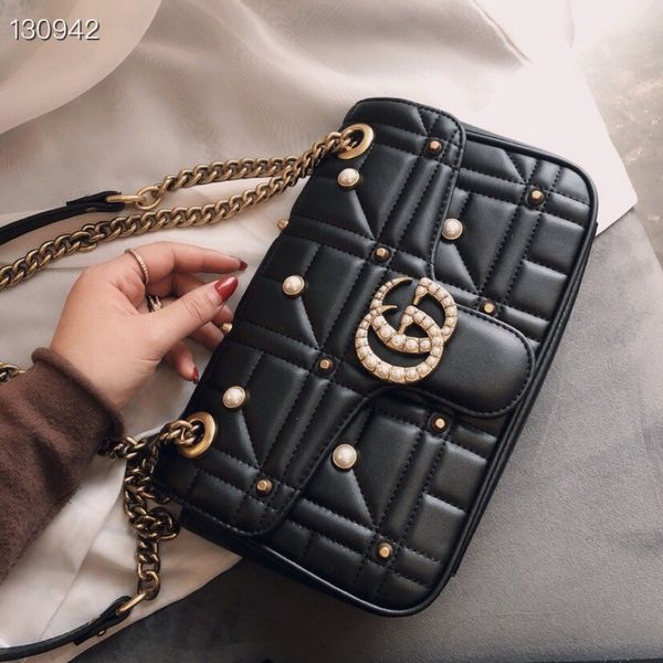 

designer shoulder bags women classic fashion luxury handbags pearl brand message bag ladies crossbody fanny pack girls shoulder bag 2020627k