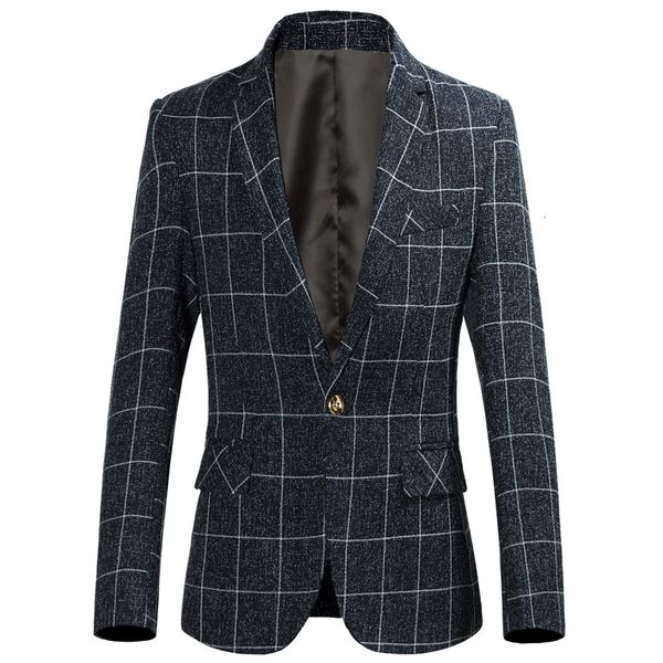 

2019 fashion nieuwe mannen casual boutique rooster pak/man's business plaid blazer jasje, White;black