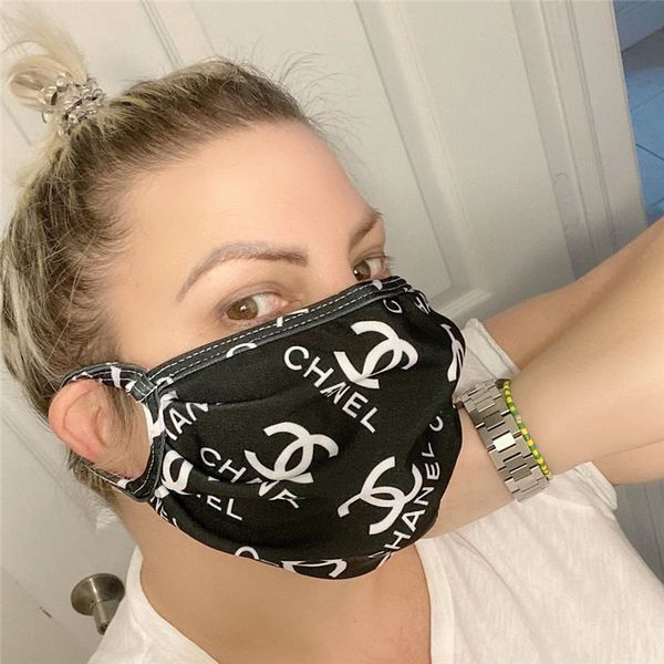 

women face mask reusable letter print designer dustproof mask ultraviolet-proof washable running riding bike mask dhl 2760