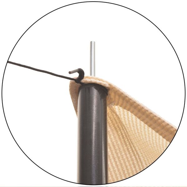 

зонт тарп с поляками hdpe площади 4x4 м сливки садовые наборы