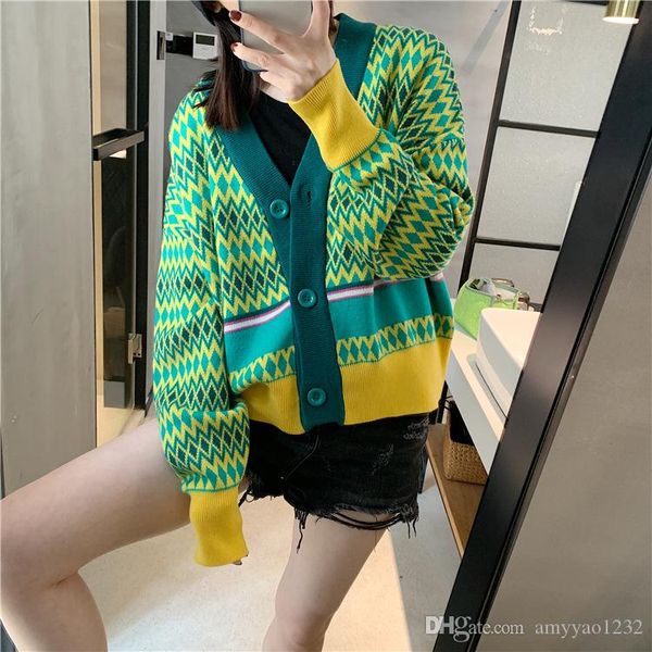 

1012 2019 бесплатная доставка v образным вырезом с длинным рукавом обшитый панелями кинт кардиган empire red green prom fashion women's top, White;black