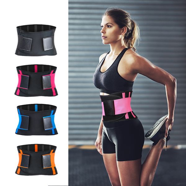 

waist support adjustable back trainer trimmer belt sweat utility for sport gym fitness weightlifting tummy slim belts, Black;gray