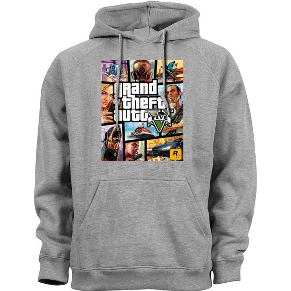 

gta 5 grand theft auto v gaming video game men hoodies sweatshirts casual apparel novelty fashion classic outerwear hoody, Black