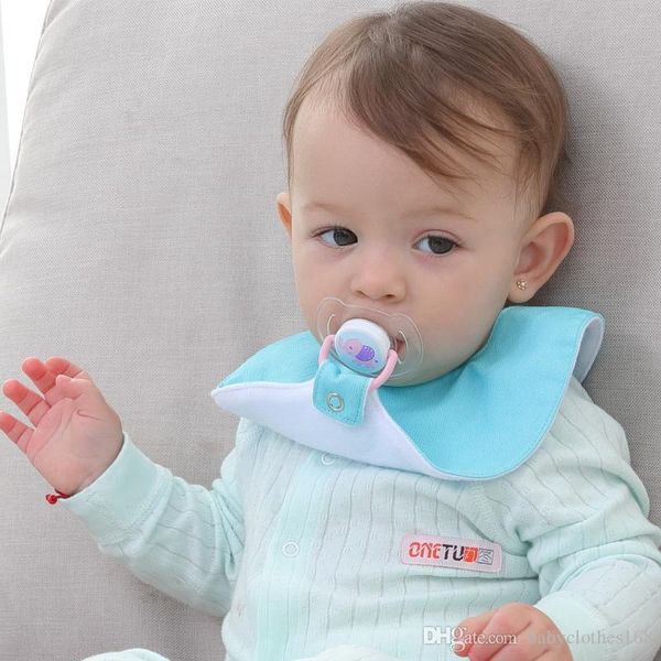 

fashion design newborn cartoon baby bibs burp cloths easy for pacifier holders bandana infant saliva cloth ins triangle bibs