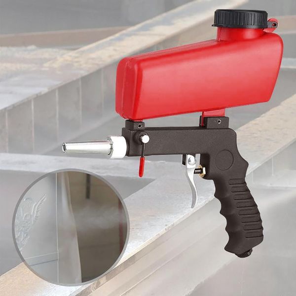 

2019 new portable gravity sandblasting tool pneumatic small sand blasting machine 90psi portable gravity sand blasting machine