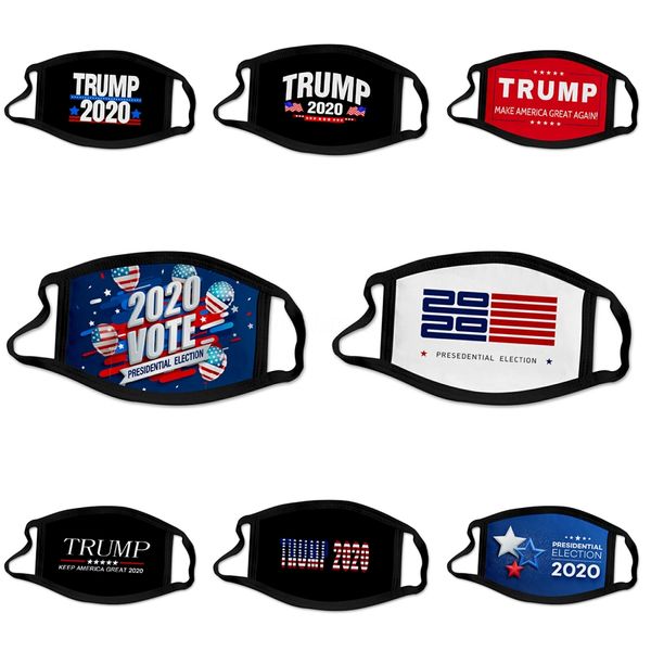 

shipping 50 1pcs reusable washable cotton mouth face mask er designer trump face mask linen mask #786, Black