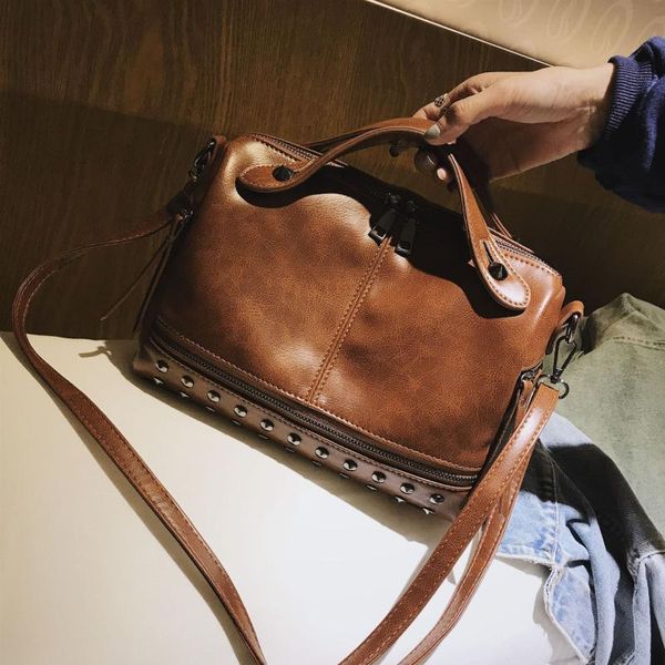 

mini bag women's 2020 new style messenger bag fashion rivet handbag