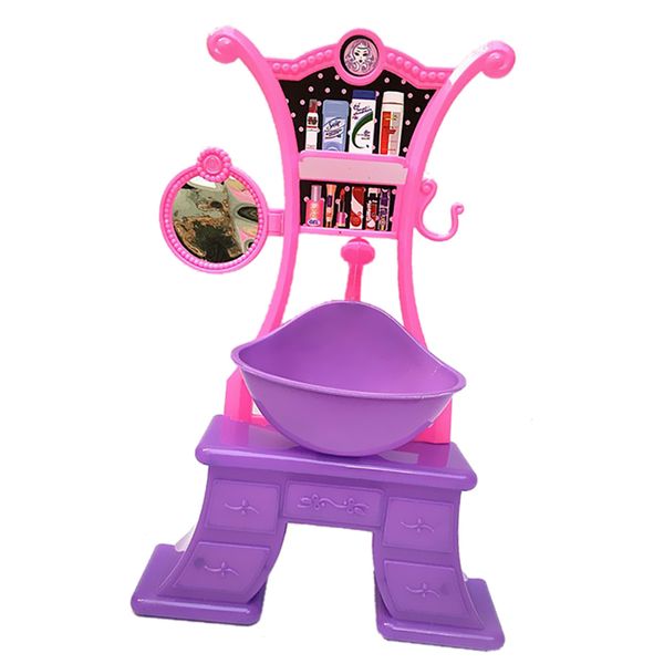 

simulation pretend play bath toys fashion doll bath sets bathtub toilet wash sink furniture toy kids pretend play toy