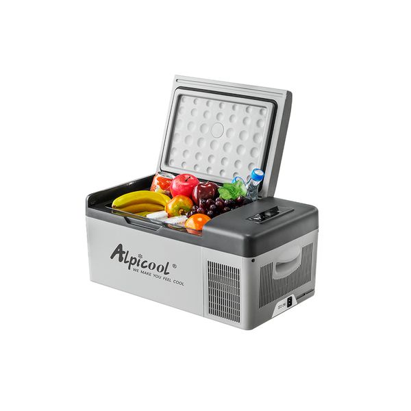 

15l 12/24v - 110v c15 portable app control mini car refrigerator er digital display car mini refrigerator fridges