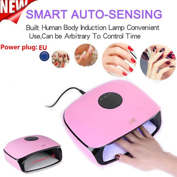 

nail dryer 48w uv nail gel curing lamp light gel polish dryer art machine sensing manicure tools dropshipping