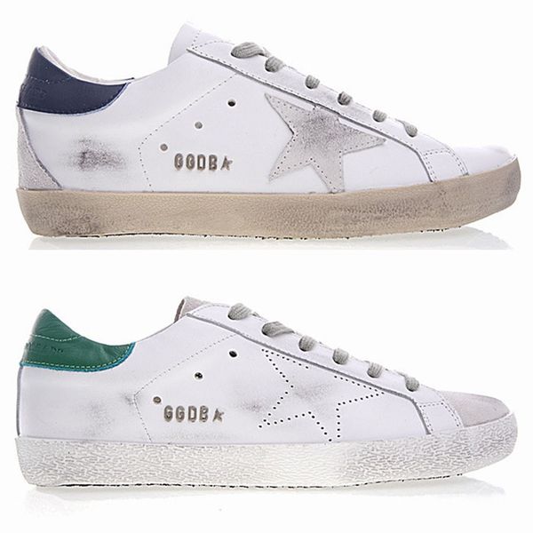 

Italy deluxe brand golden equin cla ic white do old dirty hoe goo e neaker uper tar man and women port ca ual hoe fa hion, White;red