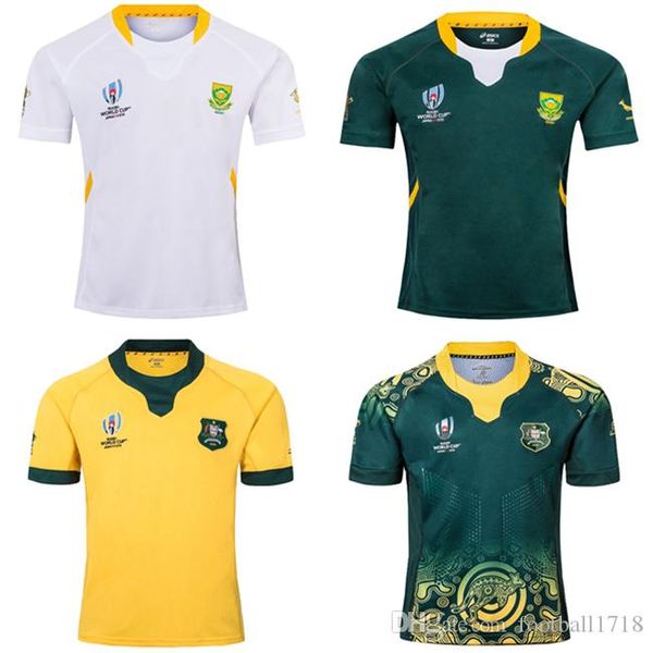 

2019 australia home jersey shirt south african australia national team tonga rugby jerseys 19 20 scotland italy rugby shirts, Black;gray