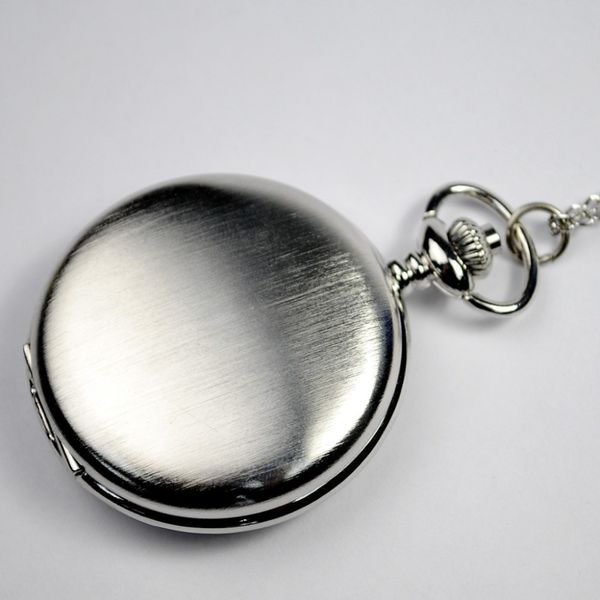 

2019 retro classical pocket watches silver polish quartz men pocket watch steampunk necklace quartz watch gift birthday relogio, Slivery;golden