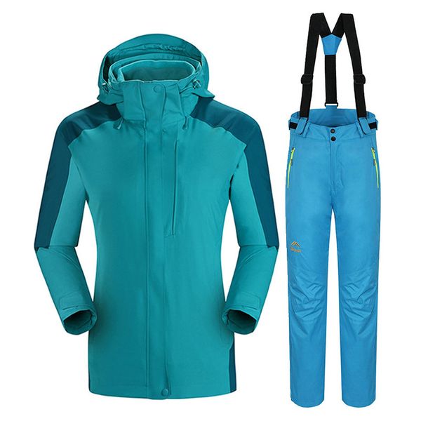 

new ski jackets and pants women windproof waterproof winter warm ski suit outdoor sports hiking jackets skiing snowboard sets