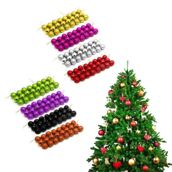 

24pcs christmas tree balls xmas decorations baubles party wedding ornament