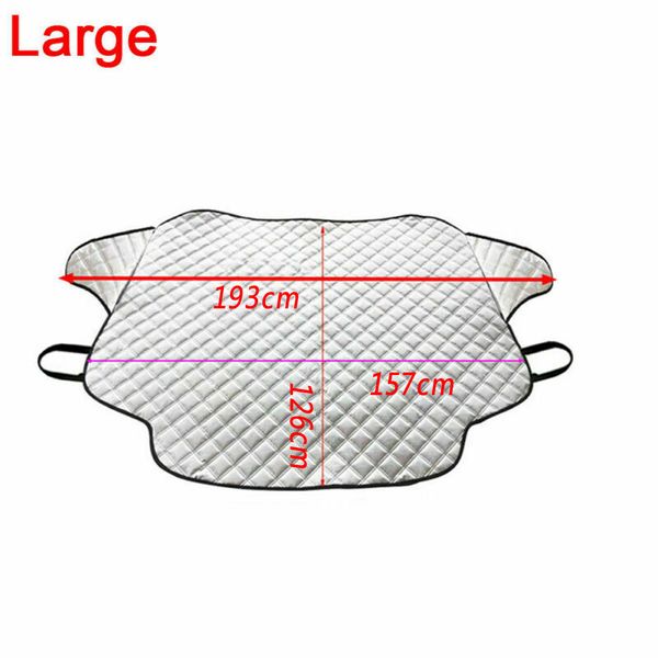 

car windshield protect snow magnet waterproof cover ice frost sunshade protector