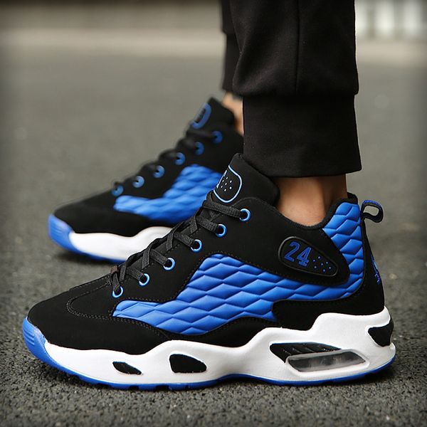 

2020 new style men's shoes athletic shoes summer woven punched sheet surface air cushion running basketball z618