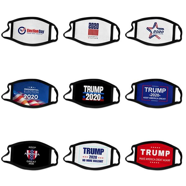 

in stock fast ship kids and face masks with breathing valve 3-layer designer trump mask dustproof earloop masks 0101 #472