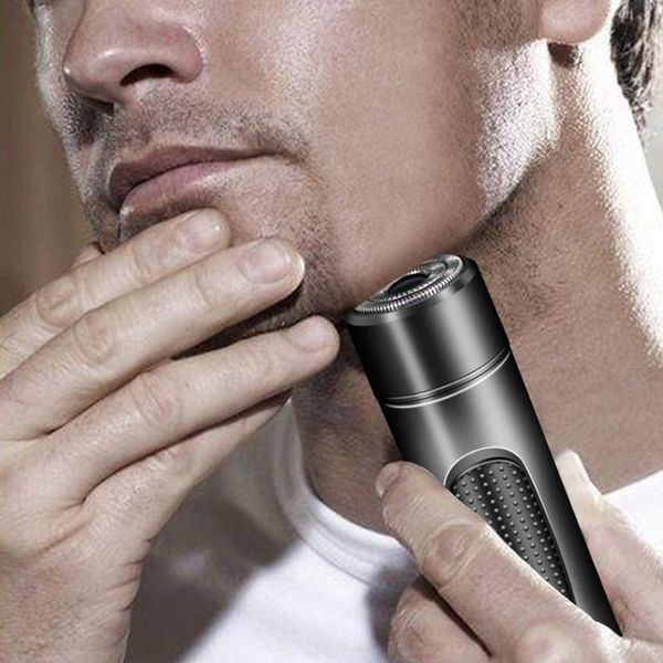 

men mini portable dicyclic electric shaver automatic grinding 3d floating cutter usb charging wireless trimmer beard machine