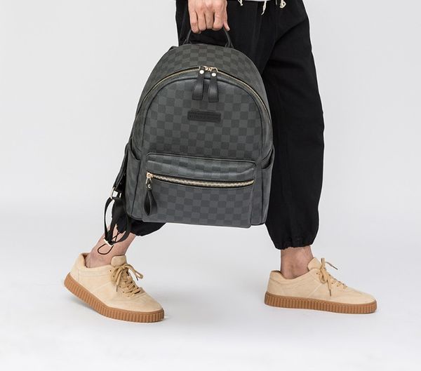 

new arrival fashion women men school bags punk style men backpack designer backpack pu leather lady bags