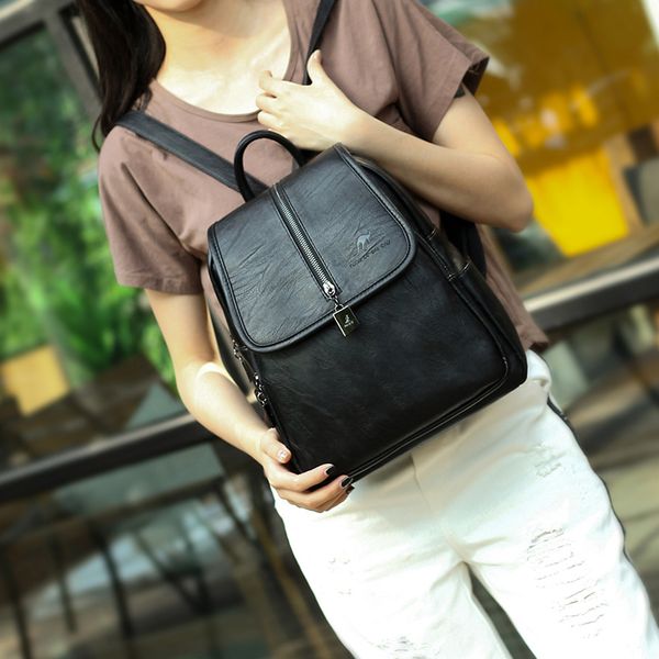 

huanledaishu new summer korean ladies bag messenger bag multifunctional casual fashion backpack