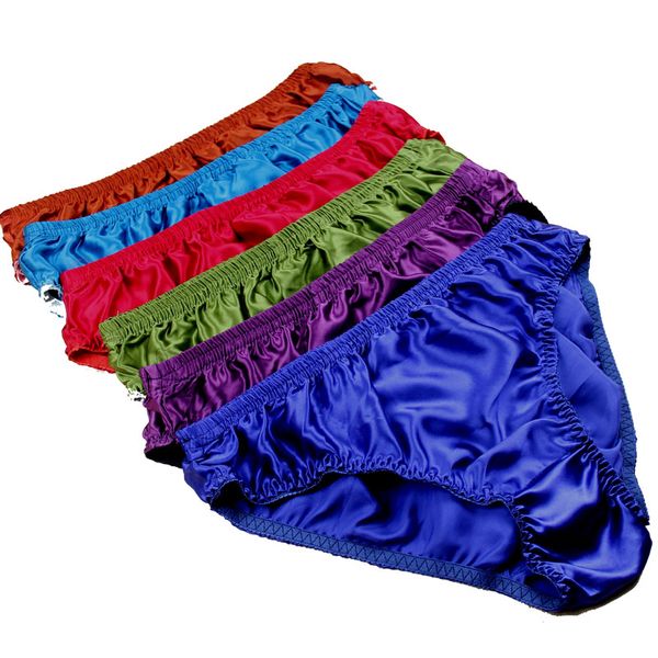 

plus size panties 100% mulberry silk men pure silk breathable briefs l/xl/xxl ing, Black;white