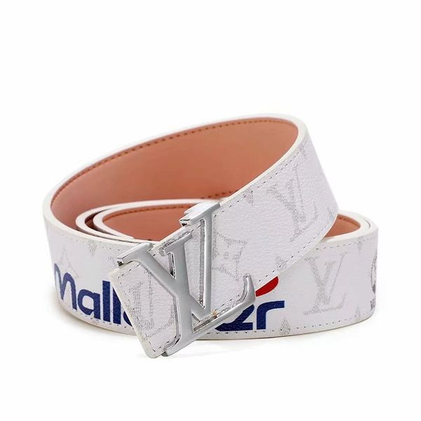 

men's wear designer belt belt luxury men and women brand belts smooth buckle leisure letters, Blue;gray