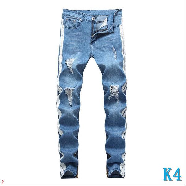 

mens jeans men long pants fashion brand jeans with hole style white blue street wear men luxury jeans zipped button pant #p3mk4