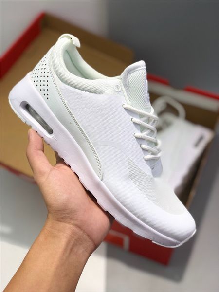 

White Thea 87 Мужская повседневная обувь Chaussures Homme 87s Спортивные кроссовки Дышащие летн
