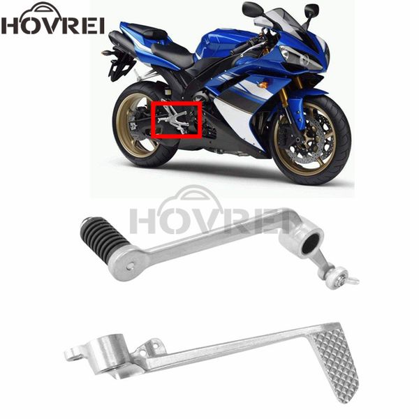 

motorcycle aluminium rear brake lever pedal gear shift lever foot pedal gear for yamaha yzf1000 r1 2004 2005 2006 07 08