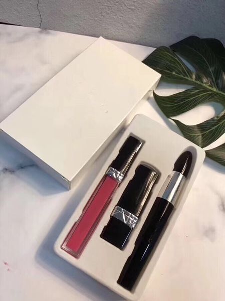 

Новый знаменитый набор lmakeup Губная помада Kollection тушь для губ блеск косметический 3 в 1 комплекте