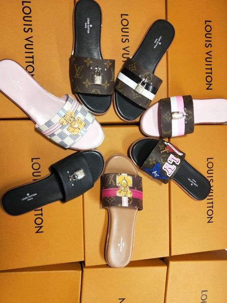 

With box 2019 lide ummer luxury de igner beach indoor flat g andal lipper hou e flip flop with pike andal