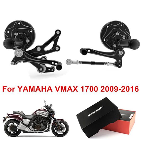 

motorcycle footrest pedal foot pegs cnc aluminum for vmax 1700 2009 2010 2011 2012 2013 2014 2015 2016