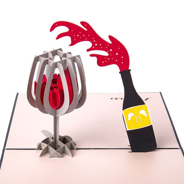 

3d pop-up cards father's day greeting card birthday card for girl kids wife husband birthday cake greeting card