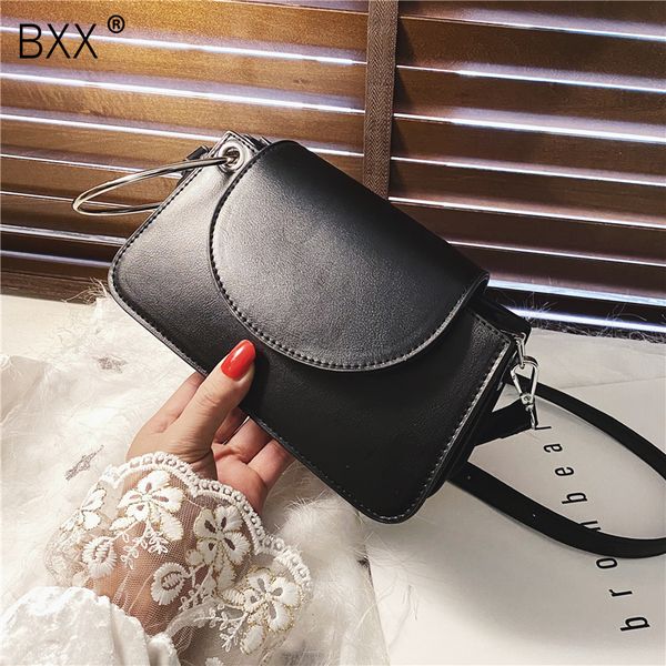 

bxx] кожа pu crossbody сумки для женщин 2020 мода плеча сумка женщины сумки простой all-mtach flap bag hk251