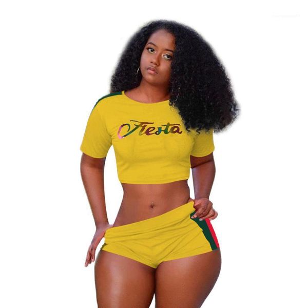 

сплошной цвет одежды мода женский спортивный костюм женщины 2 шт. шорты костюмы лето письмо печатных повседневные костюмы, Gray