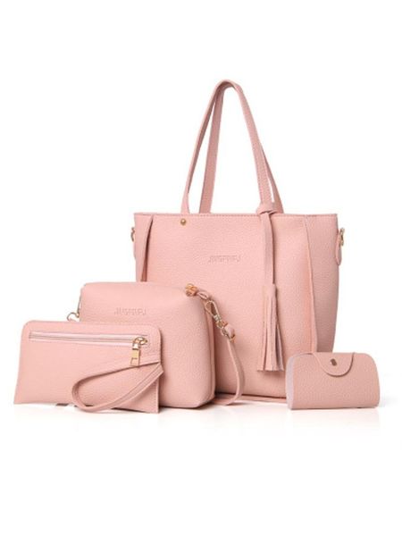 

2018 new four pieces of shoulder bag small bag with one shoulder