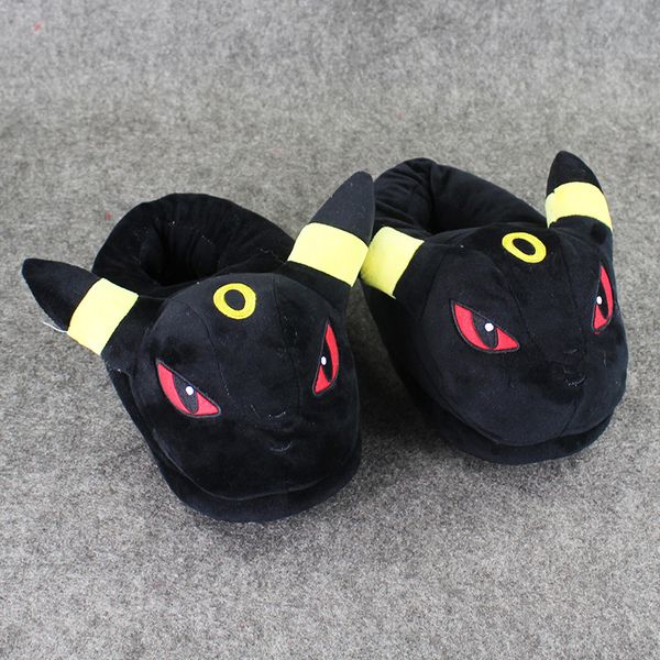

anime umbreon slipper stuffed 27cm umbreon slipper indoor for adults home house soft plush shoes y200703