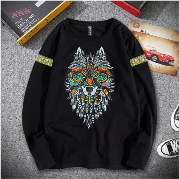 

men designer sewatshirts men fashion casual animal printing hoodies mens luxury sweatshirts long sleeve hoodis plus size sale, Black