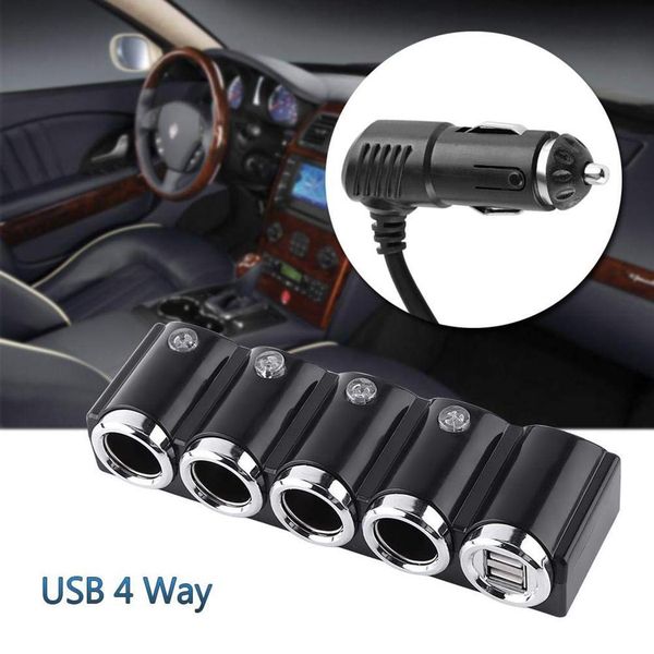 

car dual usb high power vehicle charger transfer 210g black 5v/1a connector 12-24v